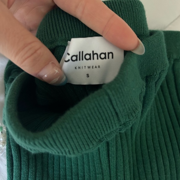 Callahan green knit flare pants - Picture 4 of 5